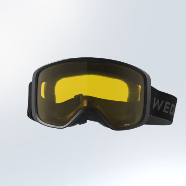 Skibrille Snowboardbrille Erwachsene/Kinder Schlechtwetter - G 100 S1 schwarz