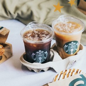 Starbucks 买咖啡豆 送 任意Tall大杯饮品！每周五都能用！