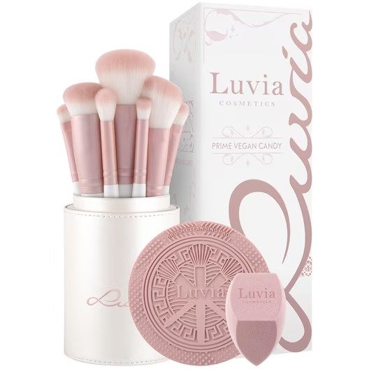 Luvia Cosmetic烟熏玫瑰粉化妆刷套装