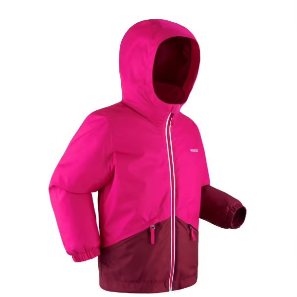 Skijacke Kinder warm wasserdicht - 100 rosa