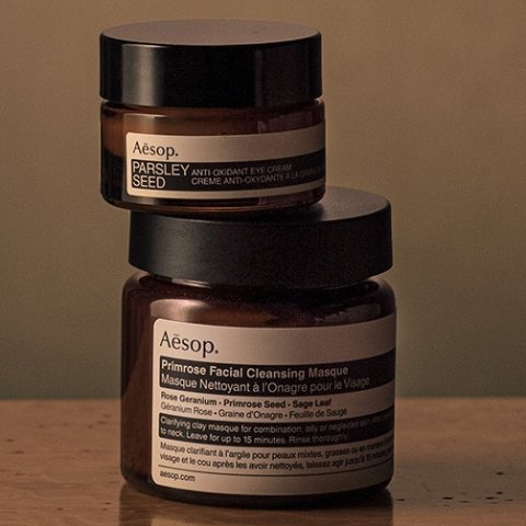 限时5折 仅€29(总价€72)Aesop 樱花草清洁面膜 不抢马上没！深层清洁 镇定祛红