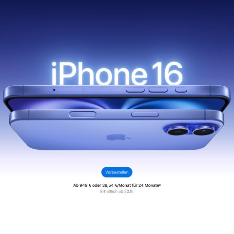 128g经典版€861iPhone 16 怒降88欧！湖水绿、湛海蓝、粉红色都绝美！