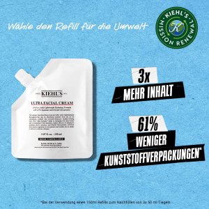 Kiehl's加量装更省！折合50ml只要€16！！高保湿面霜 150ml