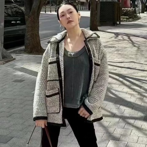 Maje小s同款！小香风毛呢外套