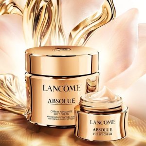 Lancome 开学季必抢！菁纯礼盒变相3.5折，眼霜4件套€102