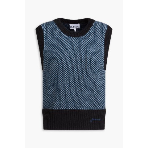 Ganni羊毛针织背心