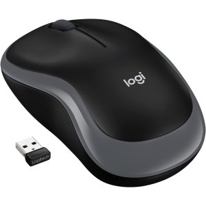 Logitech M185 无线鼠标 越简单越好用 装节电池一年不用充电