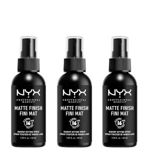 NYX Professional Makeup老网红啦 持妆超久 一瓶才€6定妆喷雾 60ml*3瓶