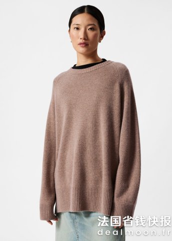 & Other Stories圆领羊绒毛衣