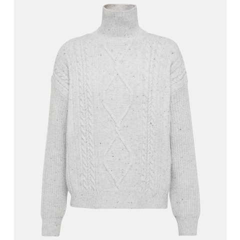 Max Mara高领羊毛毛衣