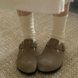 秋款7折起！封面烟灰色€106Birkenstock狂甩🤎毛毛拖鞋、断货王 后跟全包勃肯鞋参加！