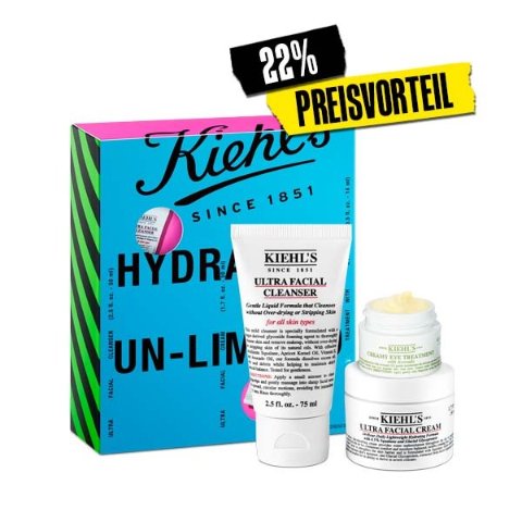 Kiehl s总价€85！3个都是正装！保湿套装