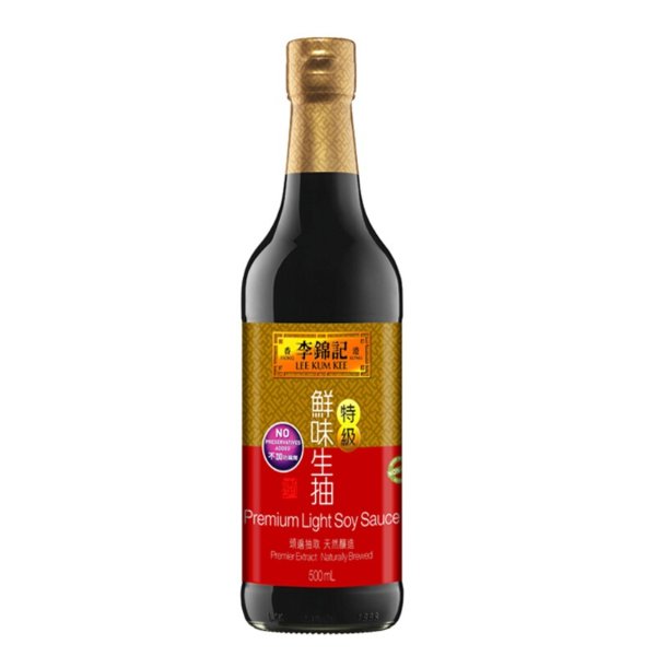 李锦记 酱油 特级精选生抽 原粒黄豆 鲜味凉拌 500ml