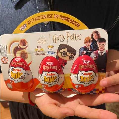 每个仅€1  盲盒你集齐了吗德国竟还有！Kinder x 哈利波特 联名奇趣蛋 每个还有盲盒人偶