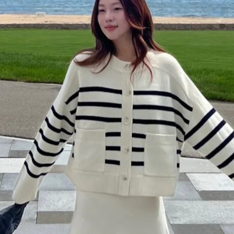 COS坐实Celine高街版~当小外套很米！@一只佳崽！羊毛针织开衫