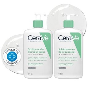 CeraVe折合€10收大瓶！太便宜拉！氨基酸洁面（普通肌+油皮适用）473ml*2