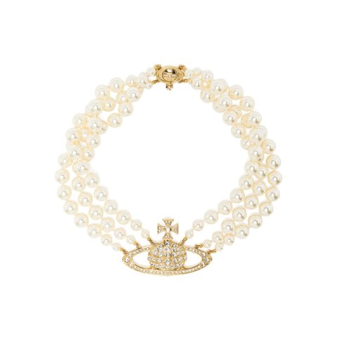 Vivienne Westwood三层珍珠项链