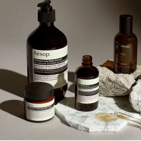 65折起 便后一滴香惊喜€23Aesop 罕见抄底就现在！官网销量No.1樱草面霜仅€34