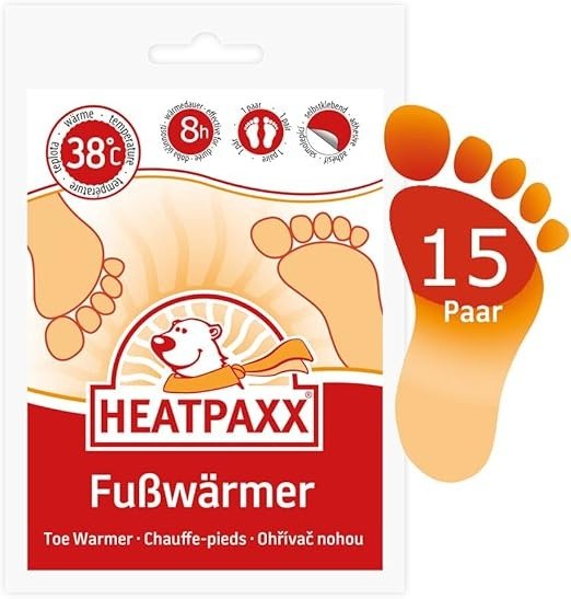 Fusswarmer | 5, 10, 15, 30 und 40 Paar | EXTRA WARM | Hauchdunne Zehenwarmer, Warmepads | fur unterwegs und daheim