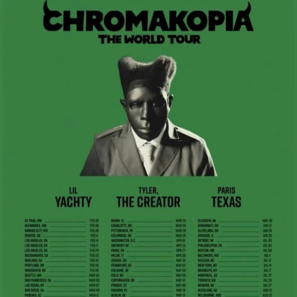 Tyler, the Creator 欧洲巡演 巴黎站