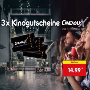 Netto 喊你来看电影！CinemaxX电影票 全德30家门店可用