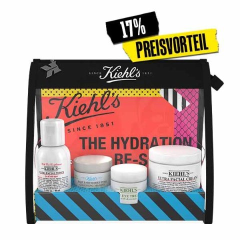 Kiehl s光50ml面霜就€34了！高保湿面霜50ml 4件套
