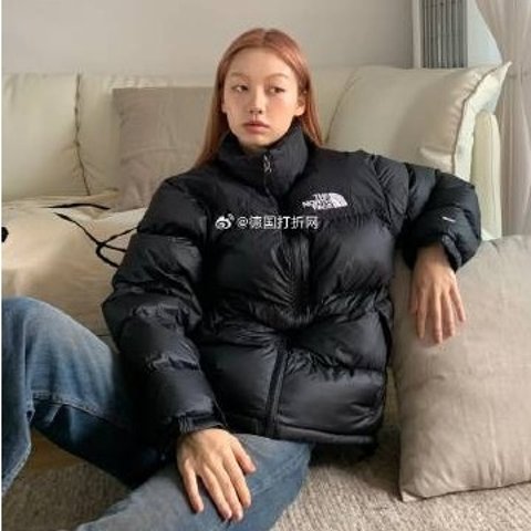 The North Face男款更宽松！情侣可以一起买！1996 黑色面包服