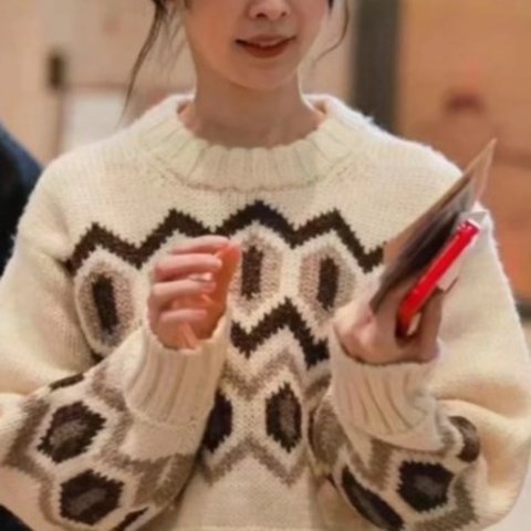 Ganni民族STYLE~羊毛毛衣