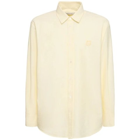 Maison Kitsune狐狸头棉质衬衫