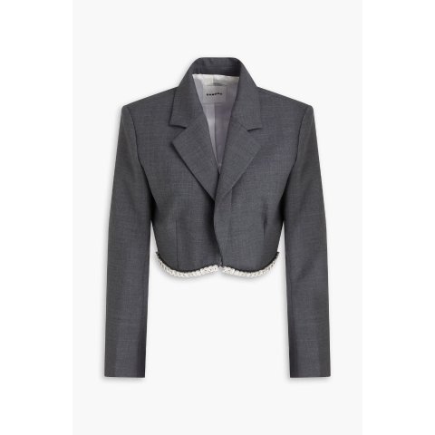 Sandro羊毛短裤西装