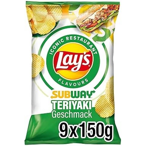 Lay's Subway照烧口味9包150g