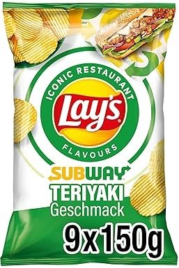 Lay's Subway照烧口味9包150g