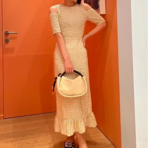 Ganni难得码全！连衣裙