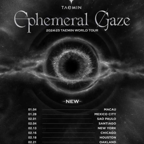 即将开售！法兰克福定档！竟然加场！SHINee成员李泰民世界巡演《Ephemeral Gaze》