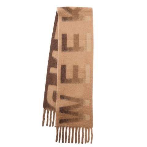 WEEKEND MaxMara用码：LVR40Esedra logo羊驼毛混纺围巾