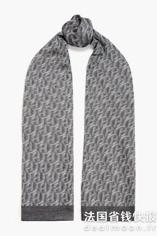 Claudie Pierlot老花羊毛围巾