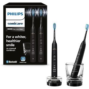 2支黑色还有史低价Philips Sonicare 9000钻石牙刷