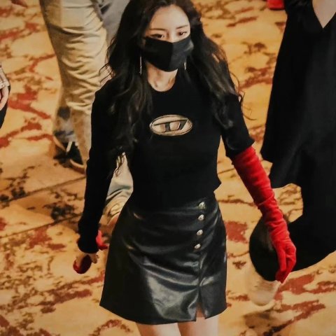 Diesel杨幂同款镂空毛衣