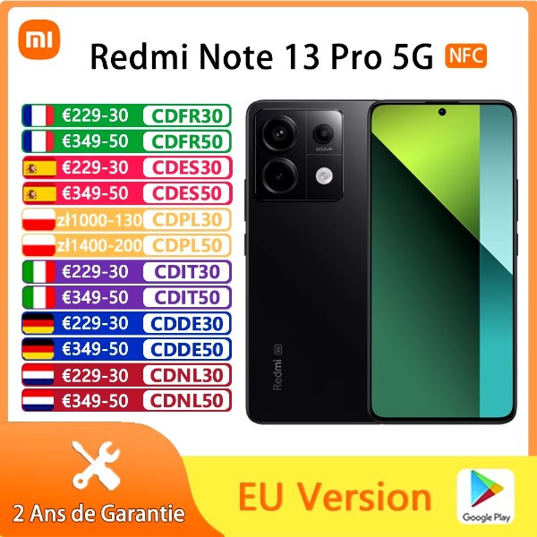 Xiaomi Redmi Note 13 Pro 5G手机