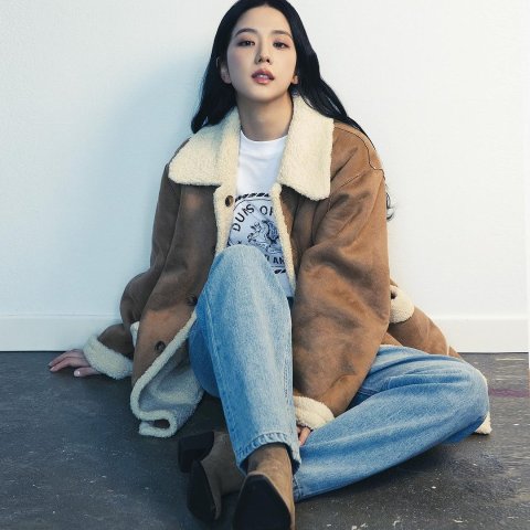 MOTHER NATURE COSMETICSJISOO同款皮毛一体大衣