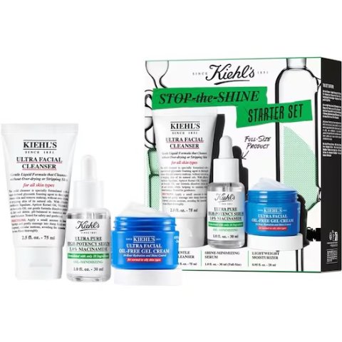 Kiehl s STOP-the-SHINE护肤套装