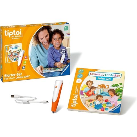 tiptoi Starter Set 00112, Pen and Picture Book Suchen und Entdecken Meine Welt, Toy, Educational Game for Children Aged 2 Years and Up (German Language)