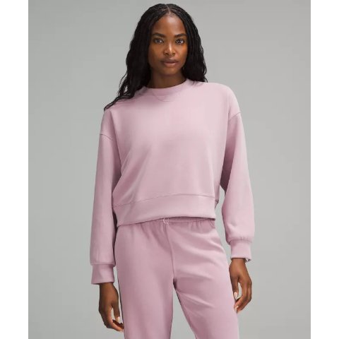 Lululemon干枯玫瑰色Softstreme卫衣