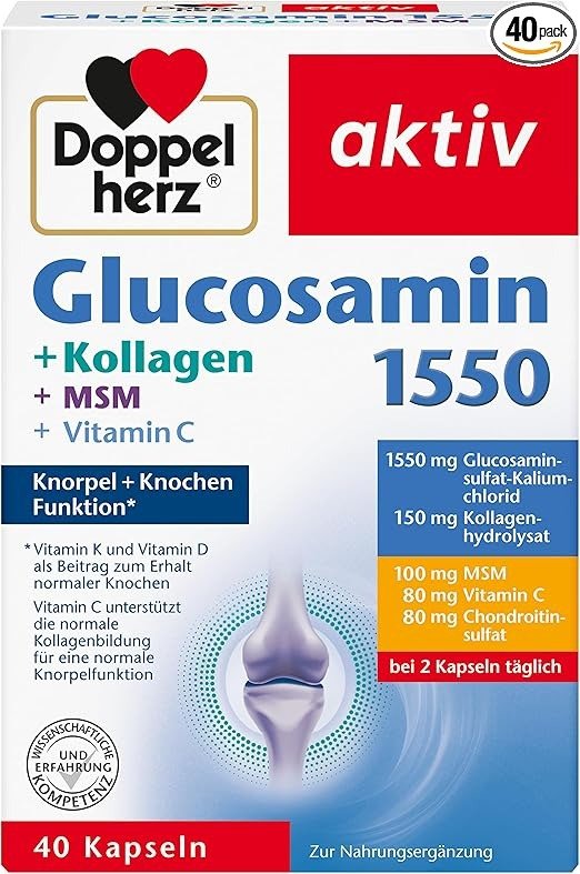 Glucosamine 1550 + Collagen + MSM + Vitamin C骨胶原