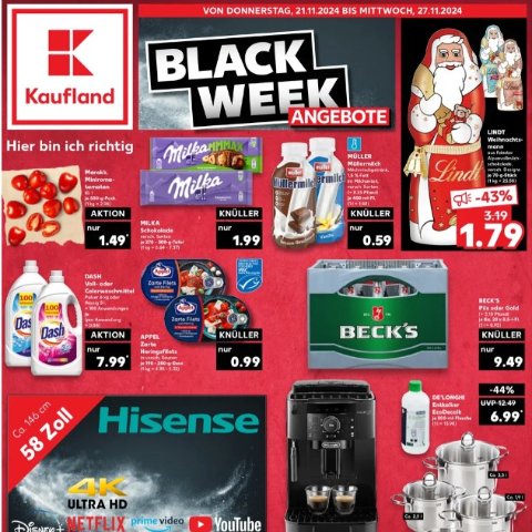 3折起！仅限11.21-11.27Kaufland 黑五折扣已曝光！德隆咖啡机、Silit锅具、空气炸锅