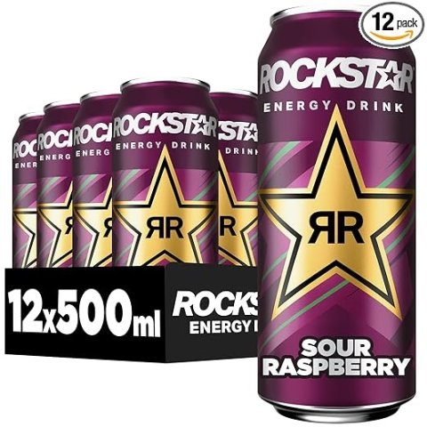 Rockstar 树莓味饮料12*500ml