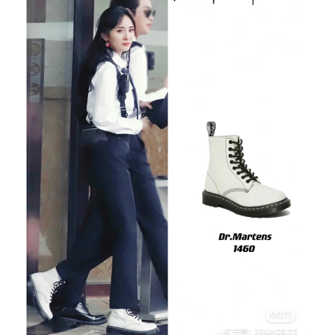 Dr.Martens杨幂同款！尺码全1460光滑皮靴