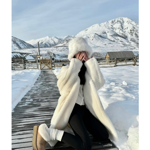 Max Mara北极熊！超可爱！ 等补货Tedgirl 泰迪熊经典大衣