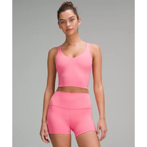 Lululemon蜜桃粉Align™背心