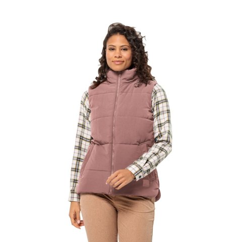 Jack Wolfskin哇哦！！干枯玫瑰粉色马甲